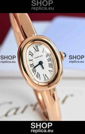 Baignoire De Cartier Rose Gold Super Clone Quartz Replica Watch