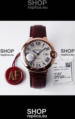 Ballon De Cartier Swiss Automatic 1:1 Mirror Quality 42MM in Rose Gold Casing