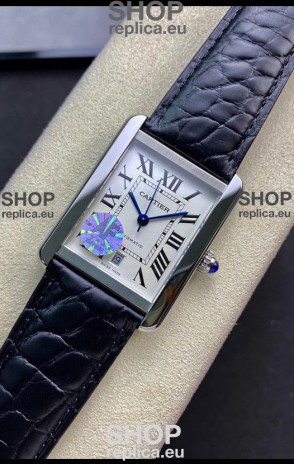 Cartier Tank Solo Swiss Automatic Watch in Steel Casing - 31MM Wide - 1:1 Mirror Replica