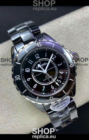 Chanel J12 38MM Black Ceramic Case Watch Automatic 1:1 Mirror Replica Watch