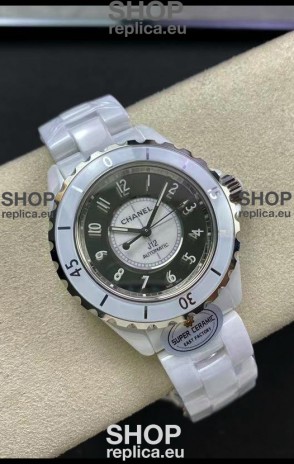 Chanel J12 38MM White Ceramic Case Watch Automatic 1:1 Mirror Replica Watch