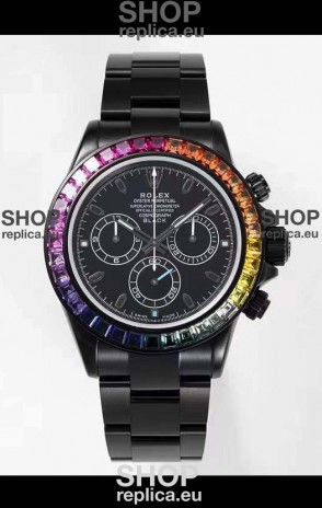 Rolex Daytona Blaken Edition Swiss 1:1 Mirror Replica Cal.4130 Movement PVD Casing