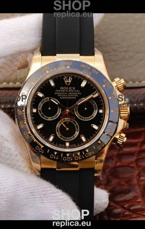 Rolex Cosmograph Daytona 116508 Yellow Gold Original Cal.4130 Movement - 904L Steel Watch