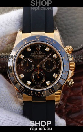 Rolex Cosmograph Daytona 116508 Yellow Gold Original Cal.4130 Movement - 904L Steel Watch