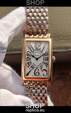 Franck Muller Long Island Pink Gold Swiss Watch in Swiss Quartz Movement
