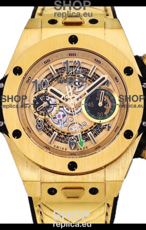 Hublot Big Bang Unico Yellow Magic PVD 1:1 Mirror Edition Swiss Replica Watch
