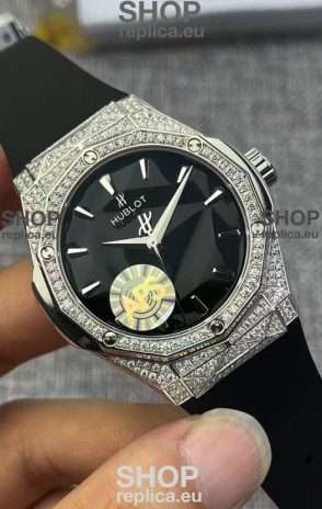 Hublot Classic Fusion Orlinski PAVE Edition Black Dial Swiss Replica Watch 40MM