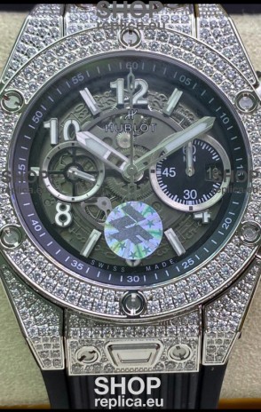 Hublot Big Bang Unico Diamonds 1:1 Mirror Edition Swiss Replica Watch 