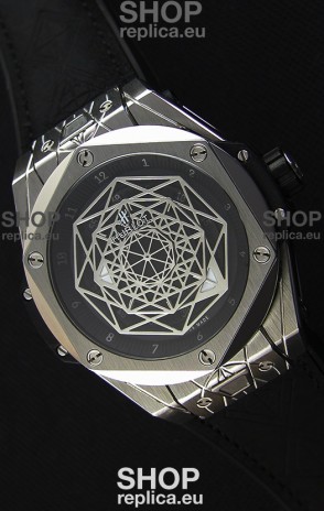 Hublot Big Bang Sang Bleu 45MM Stainless Steel Swiss Replica Watch 
