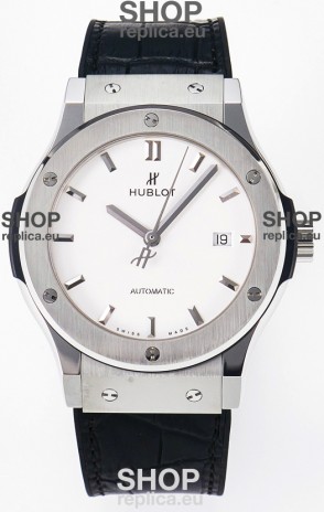 Hublot Super Clone Classic Fusion Titanium 42MM 1:1 Mirror Replica Watch White Dial