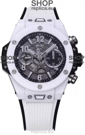 Hublot Big Bang Unico White Ceramic Casing 1:1 Mirror Edition Swiss Replica Watch