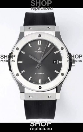 Hublot Classic Fusion Steel Grey Dial 42MM Swiss Replica Watch 1:1 Mirror Quality