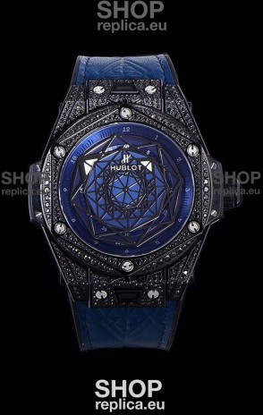 Hublot Big Bang One Click Sang Bleu 1:1 Mirror Replica in Ceramic Casing - 45MM