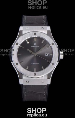 Hublot Classic Fusion 1:1 Mirror Replica Swiss Watch in 904L Steel Casing Grey Dial