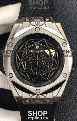 Hublot Big Bang Sang Bleu Stainless Steel 1:1 Mirror Replica Edition - 45MM 