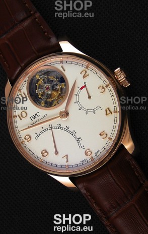 IWC Portugieser Tourbillon Mystere Retrograde IW504402 Pink Gold UPDATED 2019 Version 