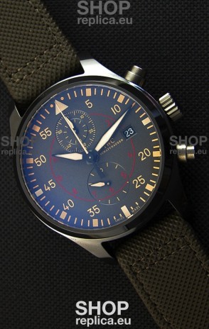 IWC Pilot's Watch Chronograph Top Gun Miramar IW389002 Ceramic Anthracite Dial 1:1 Mirror Replica 