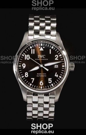 IWC MARK XVIII Antoine de Saint-Exupéry Edition in 904L Brown Dial 40MM - 1:1 Mirror Replica
