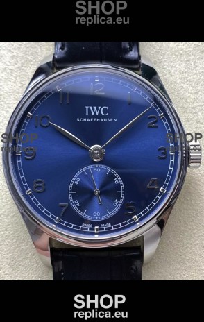 IWC Portugieser Super Clone Automatic 41 IW358305 Blue Dial in Steel Case