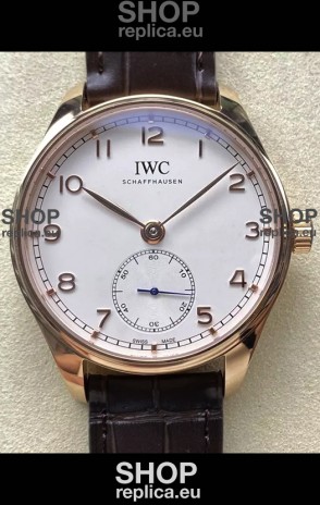 IWC Portugieser Super Clone Automatic 41 IW358306 White Dial Rose Gold Casing