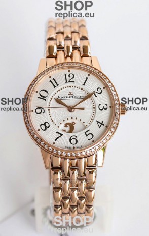 Jaeger-LeCoultre Rendez-Vous Steel Night & Day 1:1 Mirror Rose Gold Watch