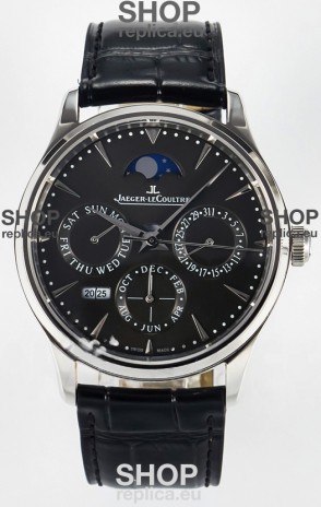 Jaeger LeCoultre Super Clone Master Ultra-Thin Perpetual Calendar Grey Dial Watch