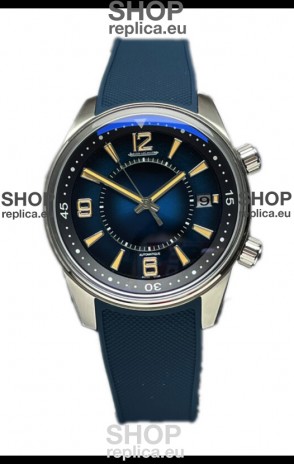 Jaeger LeCoultre Polaris Date Blue Dial Rubber Strap 1:1 Mirror Replica Watch 42MM