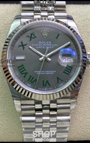 Rolex Datejust Wimbledon Cal.3235 Movement Swiss Watch - Ultimate 904L Steel 36MM