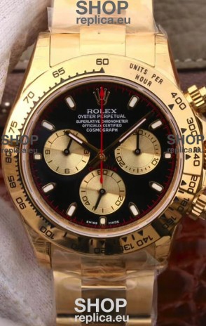 Rolex Cosmograph Daytona 116508 Yellow Gold Original Cal.4130 Movement - 904L Steel Watch