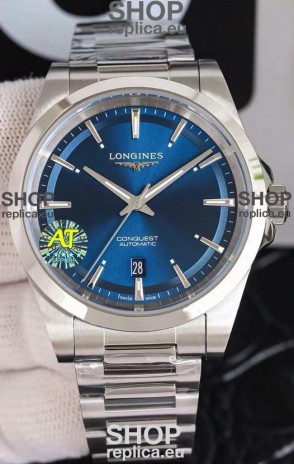 Longines Conquest Automatic Blue Dial Automatic Watch in Steel Casing