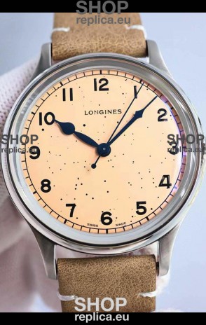 Longines Heritage Military Stainless Steel Watch in Swiss Automatic Movement 