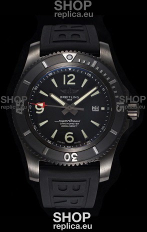 Breitling Superocean Automatic 46 Black Steel - Black Dial in DLC Coated Casing 