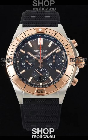 Breitling Chronomat B01 42 Edition Swiss 904L Steel Casing Brown Dial 1:1 Mirror Replica Watch