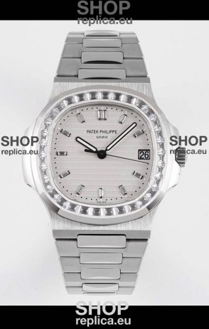 Patek Philippe Nautilus 5711/1A White Dial 1:1 Mirror Swiss Replica Watch in 904L Steel 
