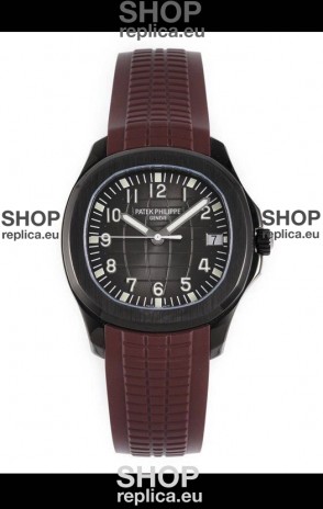 Patek Philippe Aquanaut 5167 Black Venom Edition 1:1 Mirror Replica Watch - Brown Strap