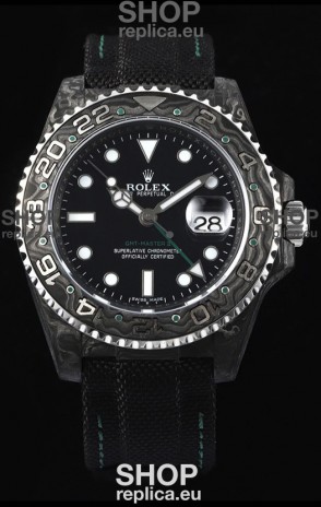 Rolex GMT Masters II DiW Edition Swiss Replica ETA 3285 Movement - Black Dial 