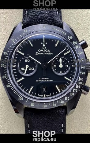 Omega Speedmaster Dark Side of the Moon Black Strap - 1:1 Superclone Replica Watch 