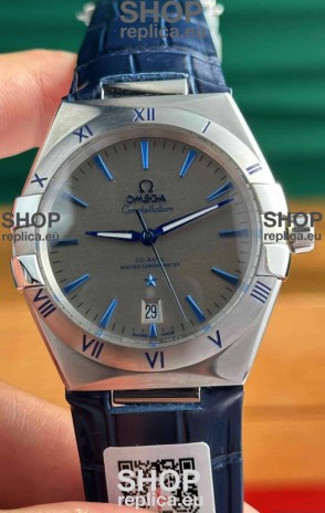 Omega Co-Axial Constellation 39MM 904L Steel Grey Dial 1:1 Mirror Replica Watch