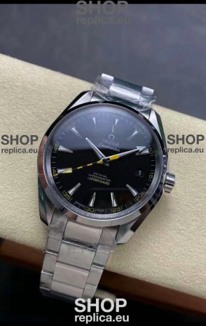 Omega Aqua Terra 150M Black Dial 904L Steel Casing Colored Hand 1:1 Mirror Replica 41MM 