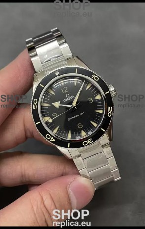 Omega Seamaster 300 Black Dial 1:1 Mirror Swiss Replica Watch