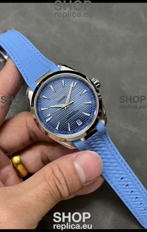 Omega Seamaster Aquaterra 150M Summer Blue Dial 1:1 Mirror Replica Watch