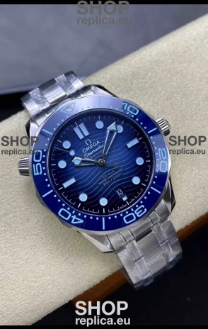 Omega Seamaster 300M Summer Blue Swiss 904L Steel 1:1 Mirror Replica Watch