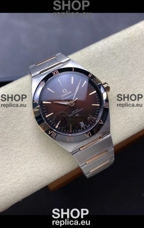 Omega Super Clone Co-Axial Constellation Stainless Brown Dial Replica Watch