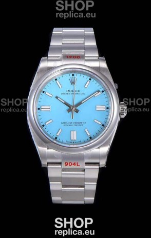 Rolex Oyster Perpetual REF#124300 41MM Cal.3230 Movement Swiss Replica Blue Dial 904L Steel 1:1 Mirror Replica Watch