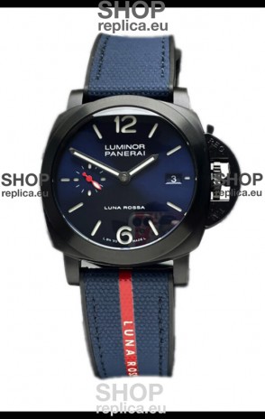 Panerai Luminor Marina PAM1408 Quaranta DLC Coated Luna Rossa 1:1 Mirror Replica Watch 40MM
