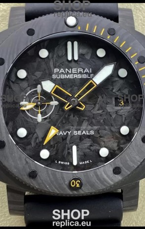 Panerai Submersible PAM01324 Carbotech GMT Navy Seals Edition 1:1 Mirror Replica Watch 44MM
