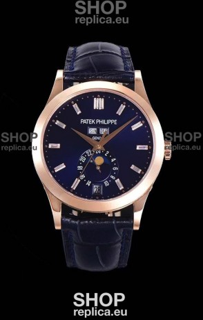 Patek Philippe Annual Calendar 5396R-012 Complications Swiss Replica Watch in Blue Dial 