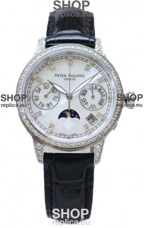 Patek Philippe Grand Complications Ladies First Perpetual Calendaer Steel Case Swiss Replica Watch