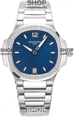 Patek Philippe Nautilus 7118 35MM 1:1 Stainless Steel Blue Dial 1:1 Superclone Watch 