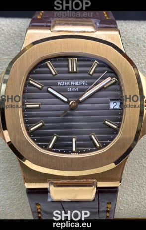 Patek Philippe Nautilus 5711R 904L Steel 2023 Updated Mirror Replica Watch - Grey Dial